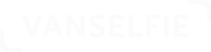 Vanselfie logo in het wit.