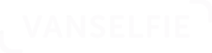 Vanselfie logo in het wit.