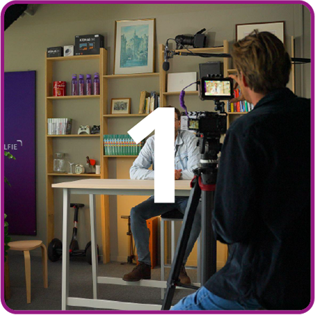 Stap 1 filmen